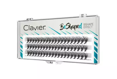 Clavier BeShaped Sztuczne rzęsy kępki MIX 8mm/10mm/12mm skręt B