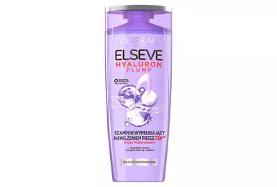 Loreal Elseve Hyaluron Plump Szampon wypełniający nawilżeniem przez 72h 400ml