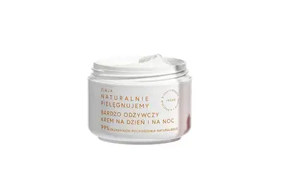 Ziaja Naturalnie Pielęgnujemy Zestaw prezentowy - Odżywczy krem na dzień/noc 50ml + Serum do twarzy, szyi, dekoltu 30ml + Tonik 200ml + Żel pod prysznic 400ml