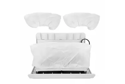 Pochłaniacz pyłu do manicure 40W + 2 worki - biały