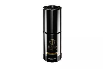 Boska Nails Lakier hybrydowy - 302 BLACK HELL 6ml