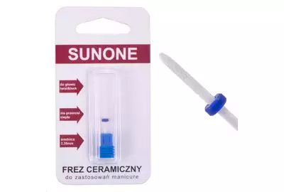SUNONE Frez ceramiczny do hybryd, żeli, akryli - szczelinowy średni