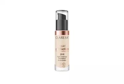 Claresa Liquid Perfection 2w1 Korektor i podkład kryjący 102 Warm Medium 34g