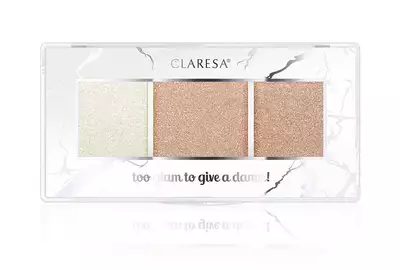 Claresa Too Glam A Give A Damn Paleta rozświetlaczy 11 Rosy Glow 12,5g
