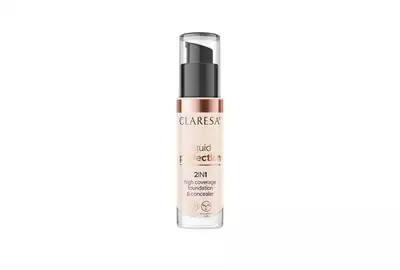 Claresa Liquid Perfection 2w1 Korektor i podkład kryjący 101 Light 34g