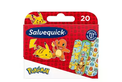 Salvequick Kids Plastry dla dzieci Pokemon - 20 sztuk