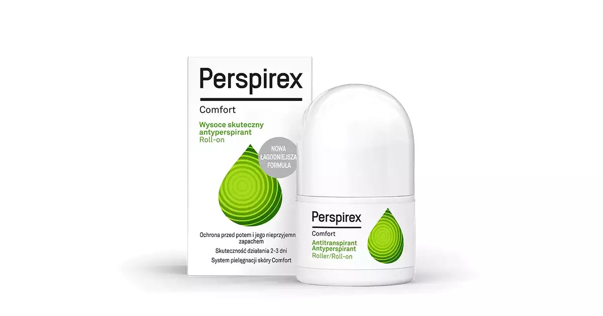 Perspirex (Etiaxil) Comfort Antyperspirant w kulce rollon 20ml DARMARSKLEP.pl