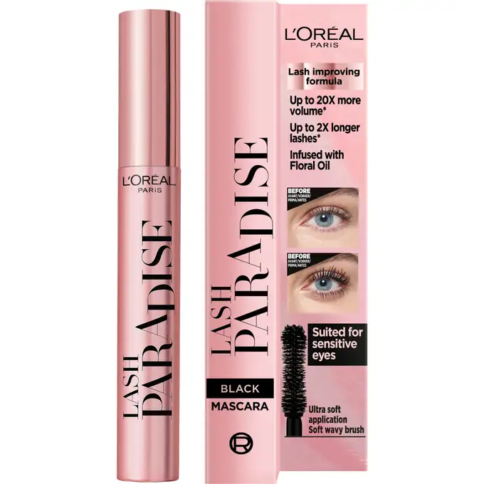 LOREAL PARADISE EXTATIC Tusz do rzęs - NOIR/BLACK 6.4ml