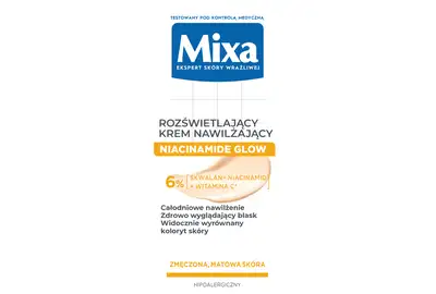 Mixa Niacinamide Glow Rozświetlający krem dla skóry matowej i zmęczonej 50ml