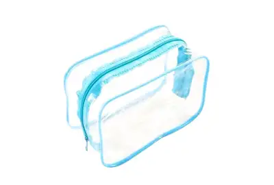 Deni Carte kosmetyczka PCV L 4497 niebieska