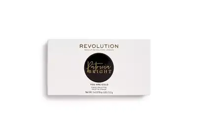 Makeup Revolution Patricia Bright Face Palette Paleta do konturowania twarzy - You Are Gold 2,2g