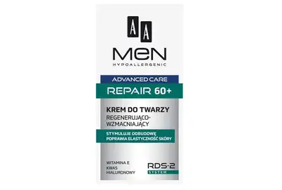 AA MEN Hypoallergenic Advanced Care Repair Krem do twarzy 60+ 50ml