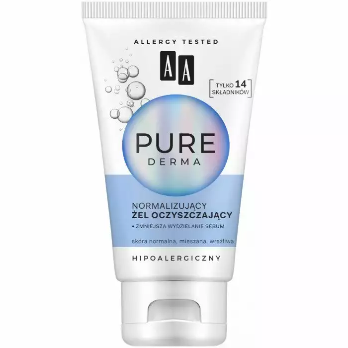 Aa Pure Derma Gesichtspeeling 75 Ml - Reinigung Für Mischhaut & Fettige Haut, Mit Virginisa & Grüntee