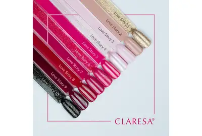 Claresa Lakier hybrydowy Love Story - 6 SoakOff UV/LED 5g