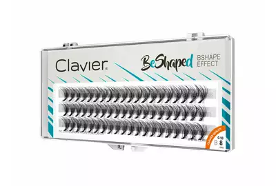 Clavier BeShaped Sztuczne rzęsy kępki 8mm skręt B