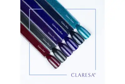 Claresa Lakier hybrydowy Galaxy Black SoakOff UV/LED 5g