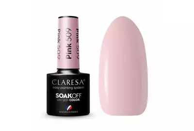 Claresa Lakier hybrydowy Pink 509 Soak Off UV/LED 5g