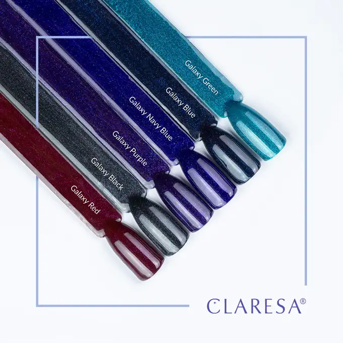 Claresa Lakier hybrydowy Galaxy Purple SoakOff UV/LED 5g