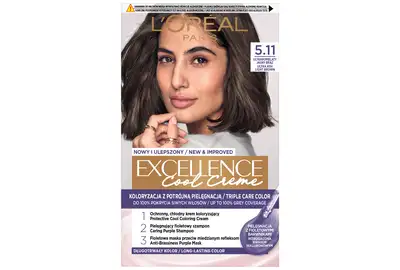 Loreal Excellence Cool Creme Farba do włosów - 5.11 Ultrapopielaty Jasny Brąz 192ml