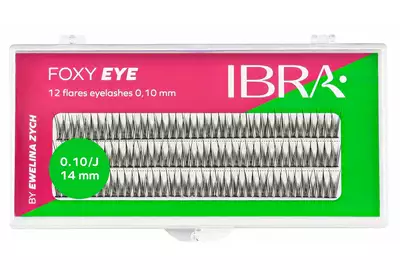 Ibra Foxy Eyes by Ewelina Zych Sztuczne rzęsy kępki J0.10 14mm