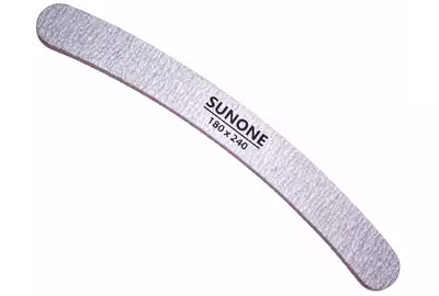 SunOne Pilnik do paznokci Zebra Banan 180/240 do manicure
