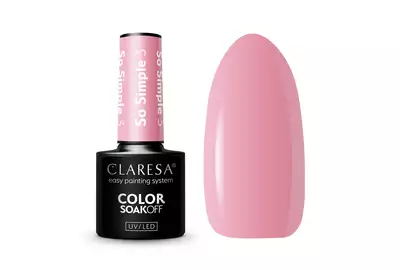 Claresa Lakier hybrydowy So Simple 3 SoakOff UV/LED 5g
