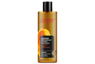 Farmona Jantar Zestaw Bursztynowa Regeneracja włosów - Mgiełka 200ml + Szampon 300ml + Odżywka wcierka 100ml