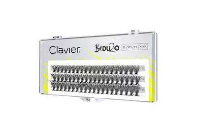 Clavier BeDU2O Double Volume Sztuczne rzęsy kępki B-9-10-11 MIX