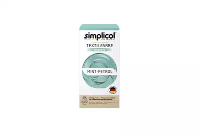 SIMPLICOL Barwnik do tkanin - Mint Petrol (400g+150ml)
