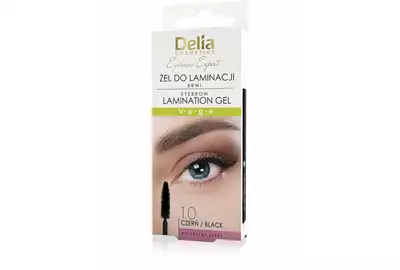 Delia Eyebrow Expert Żel do laminacji brwi 1.0 czarny wegański 4ml