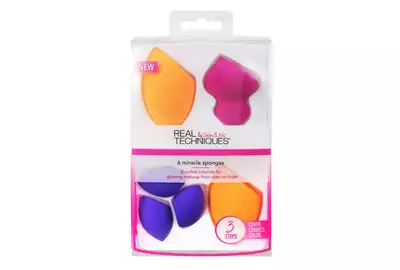 REAL TECHNIQUES 6 MIRACLE SPONGES - ZESTAW 6 GĄBECZEK
