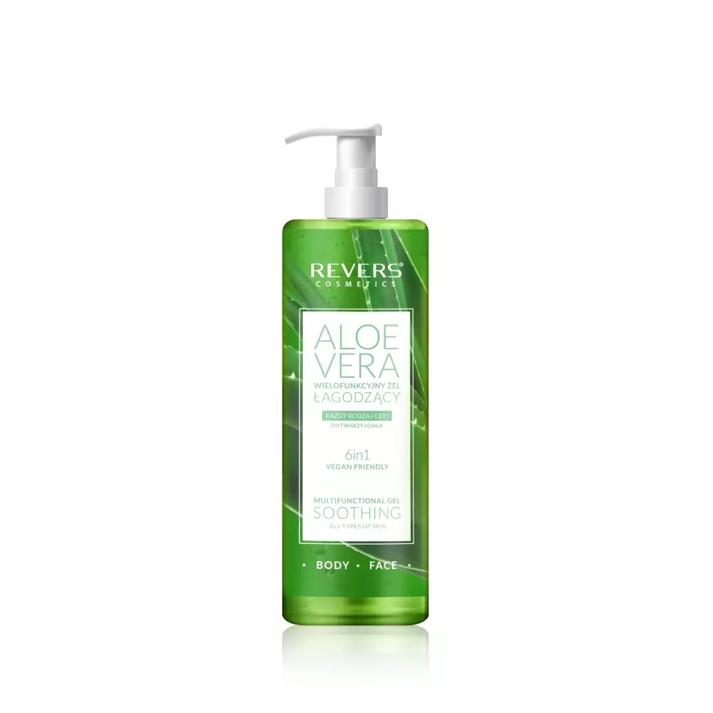 Revers Aloe Vera Wielofunkcyjny el do twarzy i ciaa 6in1 500ml -  DARMARSKLEP.pl