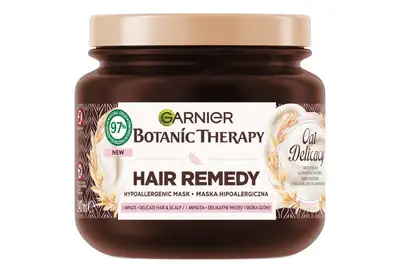 Garnier Botanic Therapy Oat Delicacy Hipoalergiczna maska do delikatnych włosów i skóry głowy 300ml
