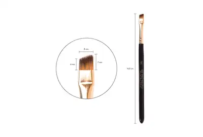 Wonder Lashes WL Pro Brush Pędzelek Większy Skośny do stylizacji brwi nr.4