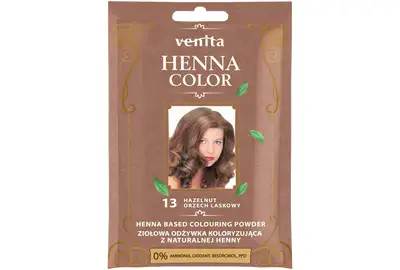 Venita Henna Color Ziołowa odżywka koloryzująca z henną do włosów - 13 Orzech laskowy 25g