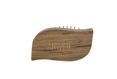 Anwen Travel Hair Brush Drewniana mini szczotka do włosów