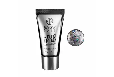 Boska Nails Polyshape Acrylic Gel Hello Holo by Claudia Mastek Akrylożel do paznokci 30g