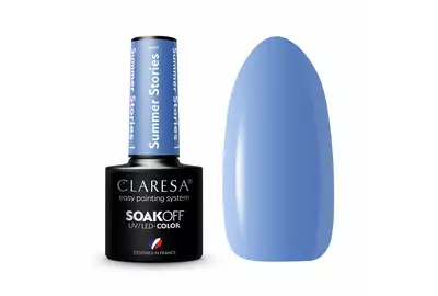 Claresa Lakier hybrydowy Summer Stories Zestaw 1 + 2 + 3 + 4 + 5 + 6 + 7 SoakOff UV/LED 7x5g