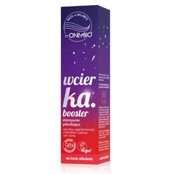 OnlyBio Hair In Balance Wcierka booster intensywnie pobudzająca z ekstraktem z jałowca i żeń-szenia 100ml