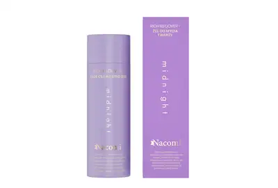Nacomi Midnight Rich Recovery Żel do mycia twarzy 140ml