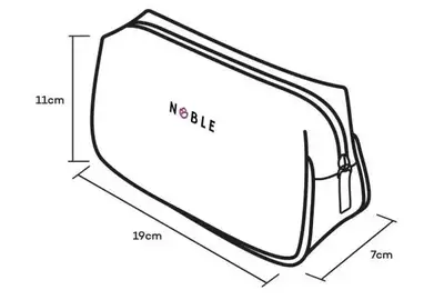 Noble Dots D001 Kosmetyczka damska - organizer