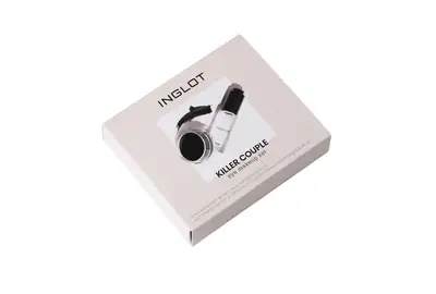 Inglot Eye Makeup Set Killer Couple Zestaw do makijażu oczu - Duraline 9ml + Konturówka do powiek w żelu AMC 77 5,5g