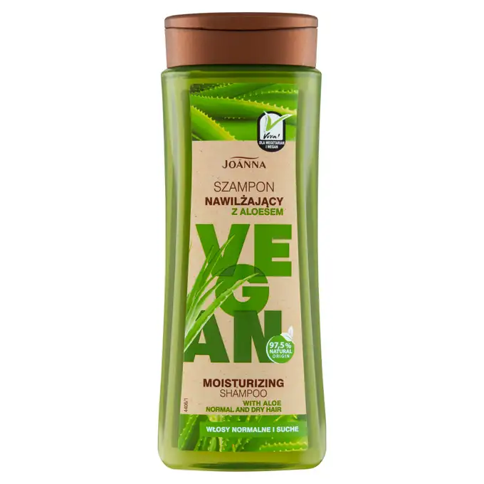 Joanna Vegan Szampon nawilżający z aloesem 300ml