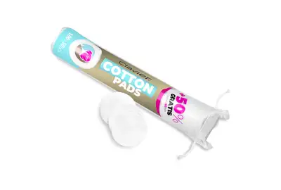 Clavier Cotton Pads Płatki kosmetyczne 100% bawełna - 150 sztuk