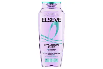 Loreal Elseve Hyaluron Pure Szampon oczyszczający przez 72H - Włosy przetłuszczające się z suchymi końcówkami 400ml
