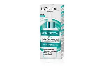 Loreal Bright Reveal Serum do twarzy na przebarwienia - 10% Niacynamid + Kwas aminosulfonowy 30ml 
