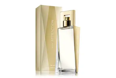 AVON ATTRACTION Zestaw Woda perfumowana dla kobiet 100ml + Perfumetka 10ml + Balsam do ciała 125ml