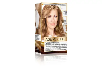 Loreal Age Perfect Farba do włosów - 7.31 Karmelowy Blond 180ml