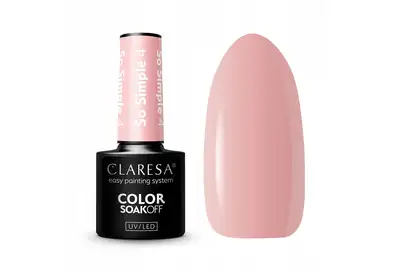 Claresa Lakier hybrydowy So Simple Zestaw 4 + 5 + 6 + 7 SoakOff UV/LED 4x5g