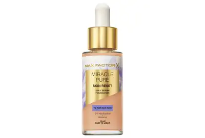 Max Factor Miracle Pure Wegański podkład z serum do twarzy - 30-40 Fair To Light 30ml